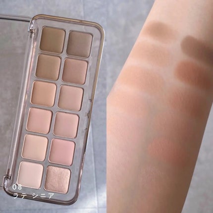 プロ アイ パレット エアー 08 ラテシニア(LATTE SENIOR)/CLIO/アイシャドウパレットを使ったクチコミ(2枚目)
