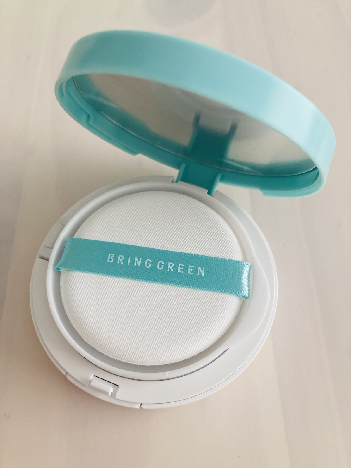 ティーツリートーンアップクッション/BRING GREEN/化粧下地を使ったクチコミ（2枚目）