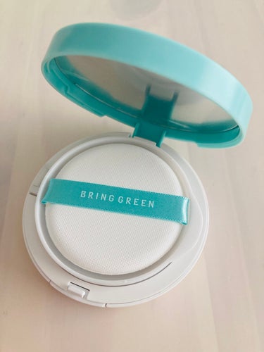 BRING GREEN ティーツリートーンアップクッションのクチコミ「 
BRING GREEN
ティーツリートーンアップサンクッション


クッションタイプの日焼.....」（2枚目）