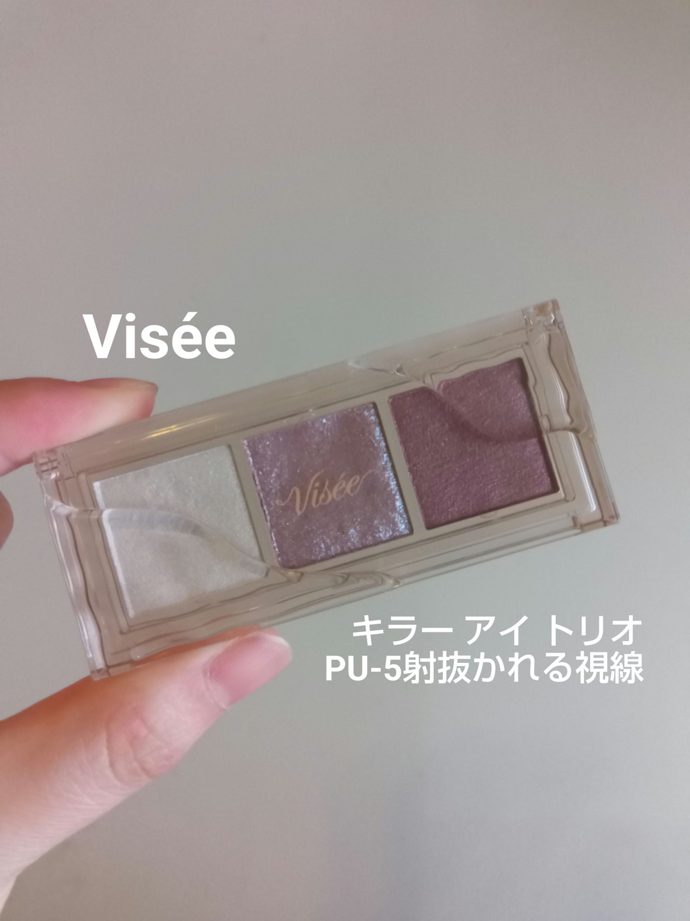 キラー アイ トリオ/Visée/アイシャドウパレットを使ったクチコミ(1枚目)