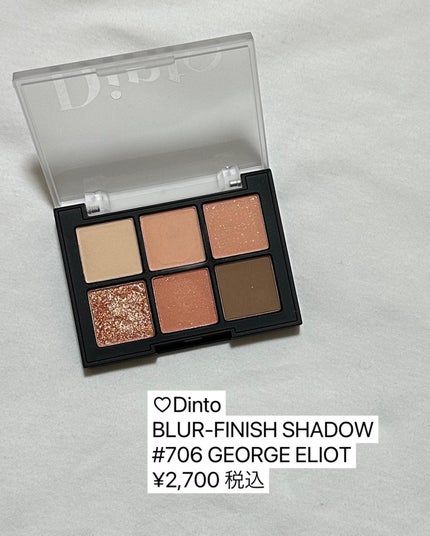ブラーフィニシュシャドウパレット/Dinto/アイシャドウパレットを使ったクチコミ(6枚目)