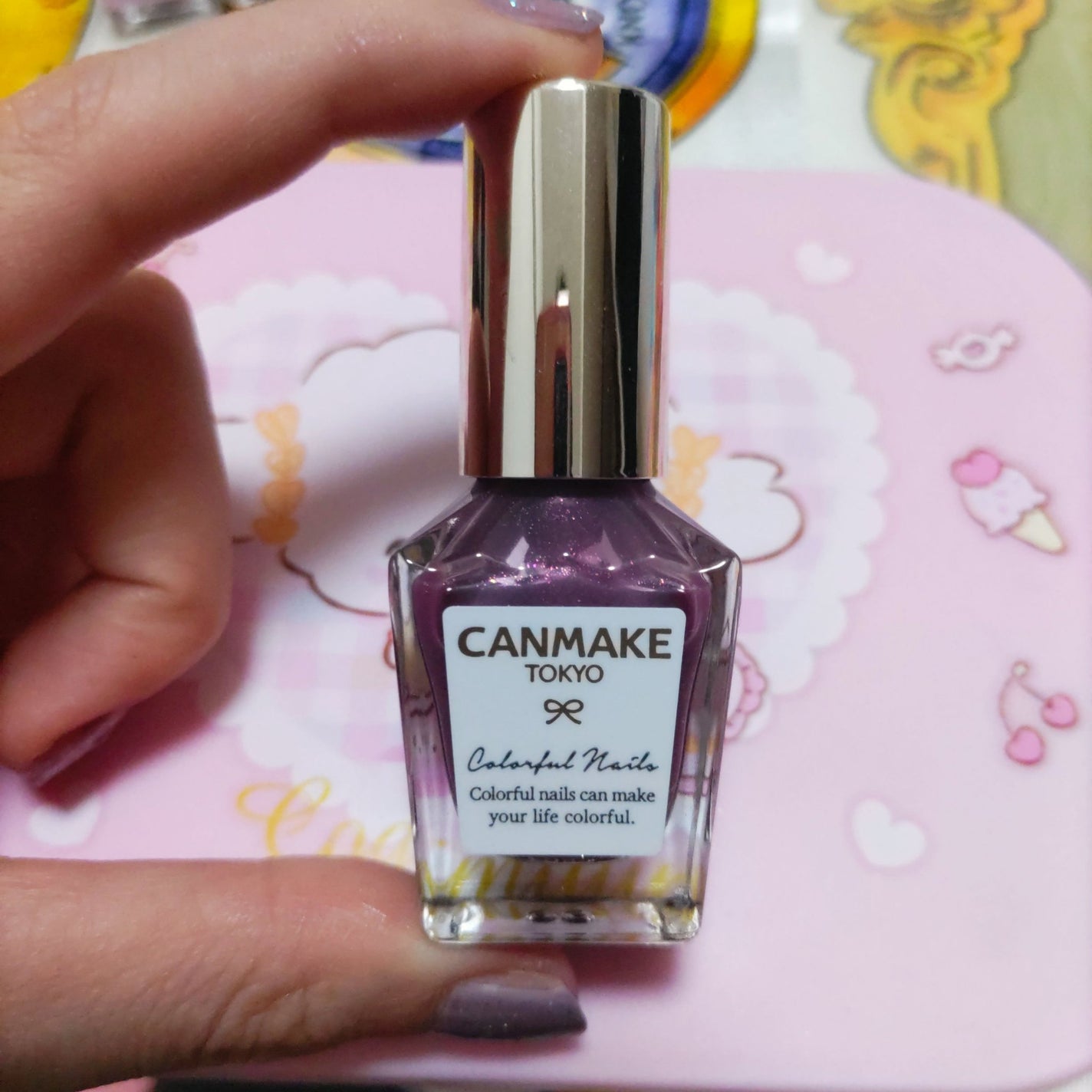 カラフルネイルズ/キャンメイク/マニキュアを使ったクチコミ(2枚目)