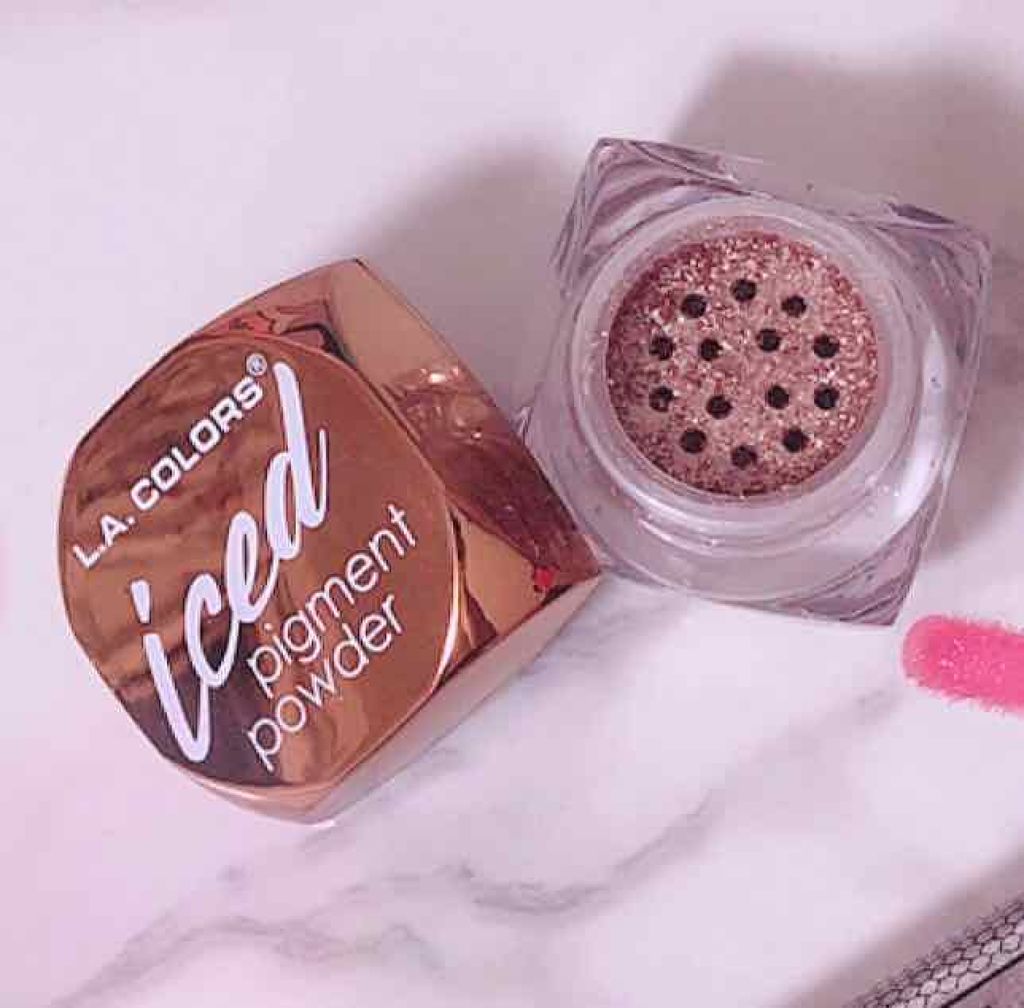 ICED PIGMENT POWDER/L.A.COLORS/アイシャドウパレットを使ったクチコミ（2枚目）