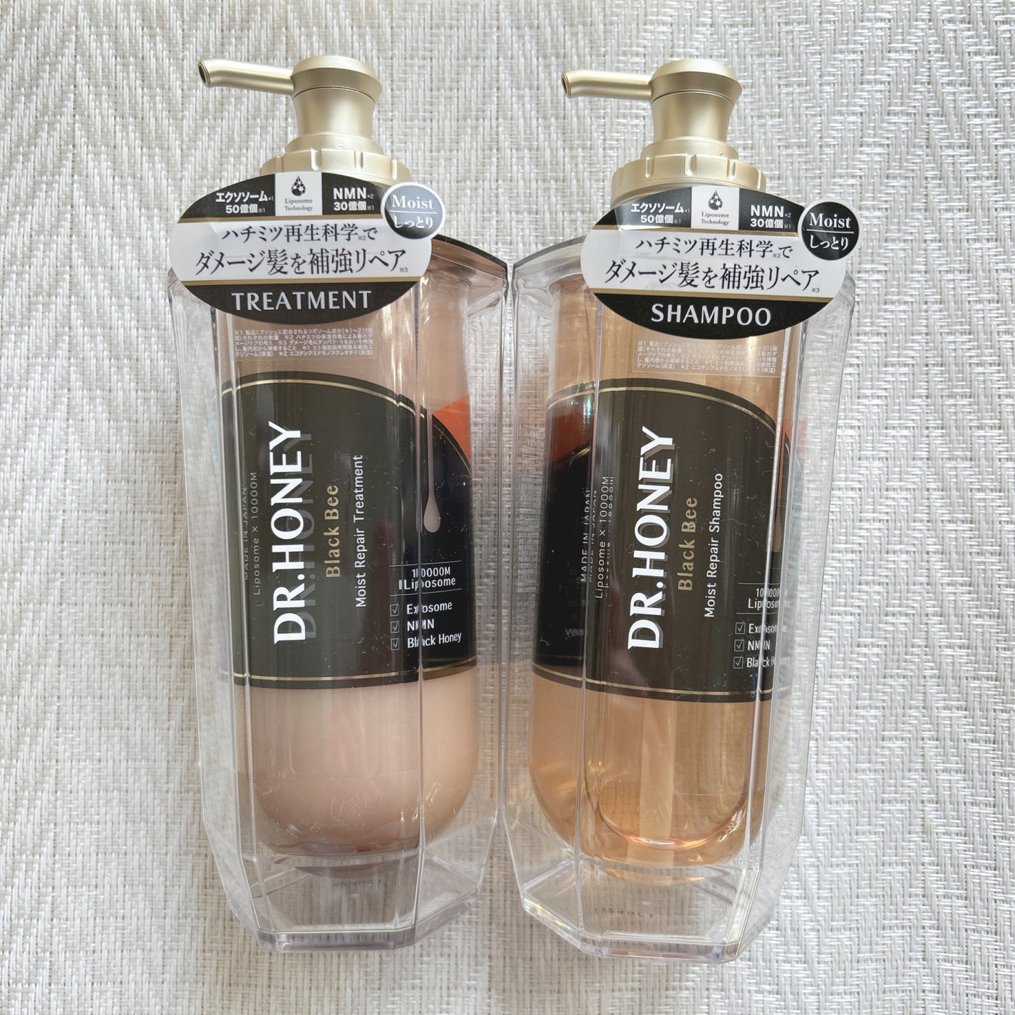 DRハニー ブラックビー モイスト リペア シャンプー/ヘアトリートメント/DR.HONEY/市販シャンプーを使ったクチコミ(1枚目)