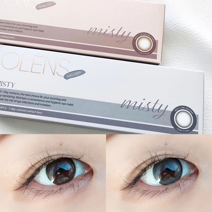 ミスティワンデー/OLENS/カラーコンタクトレンズを使ったクチコミ(1枚目)