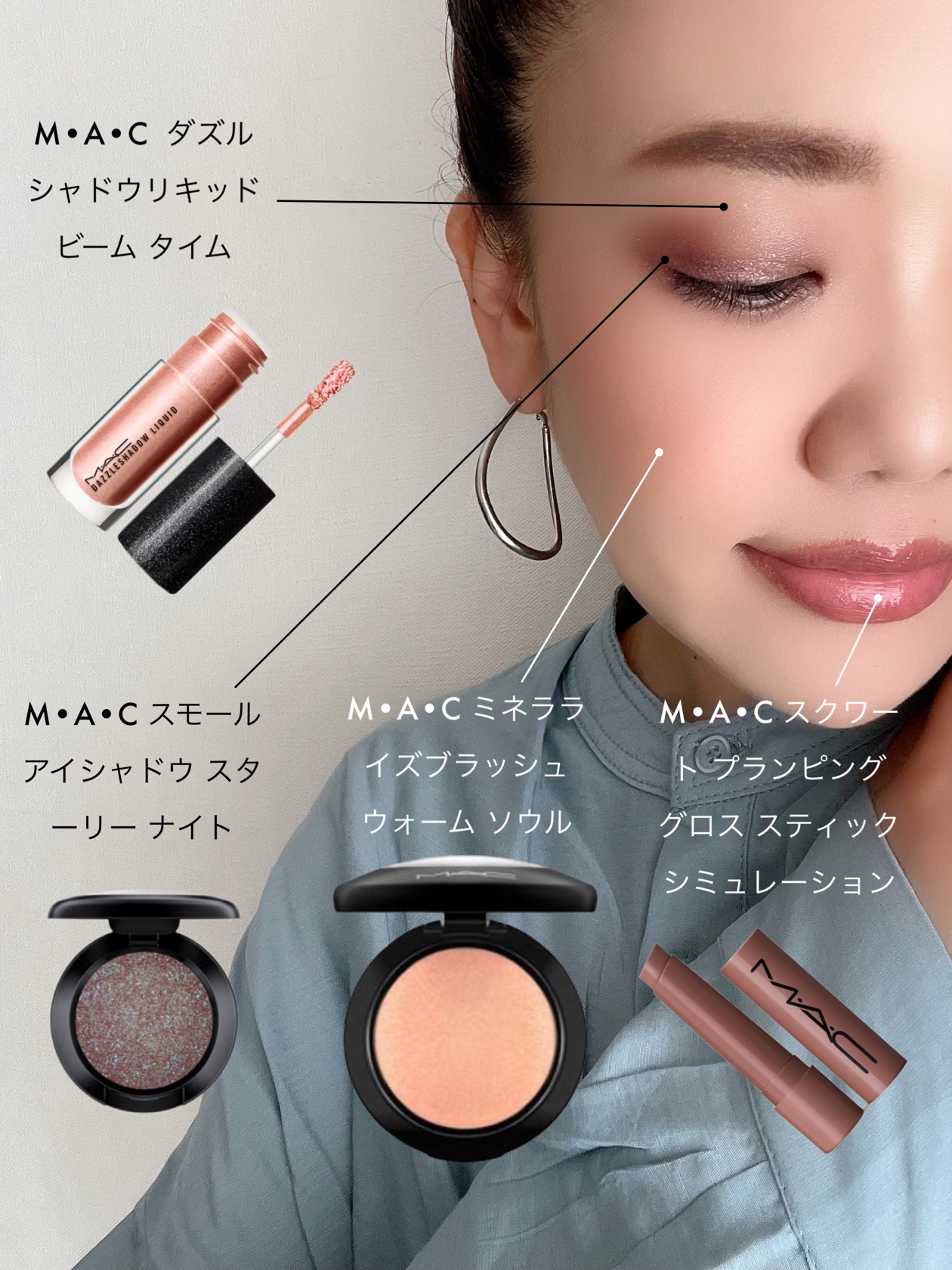 スクワート プランピング グロス スティック/M・A・C/リップバームを使ったクチコミ（1枚目）