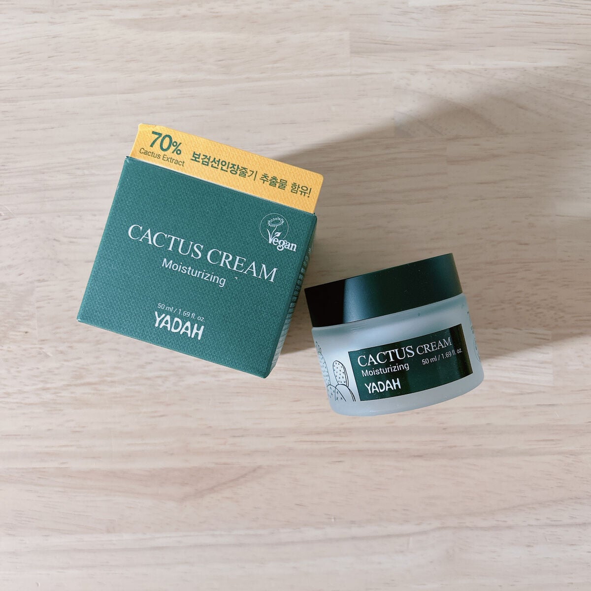 カクタス保湿クリーム/YADAH/フェイスクリームを使ったクチコミ(1枚目)