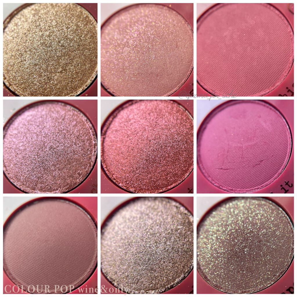 Wine&Only/ColourPop/アイシャドウパレットを使ったクチコミ（3枚目）