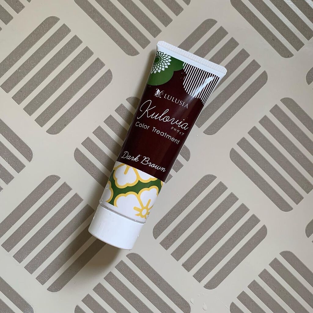 クロヴィア カラートリートメント ダークブラウン/ルルシア/洗い流すヘアトリートメントを使ったクチコミ（1枚目）