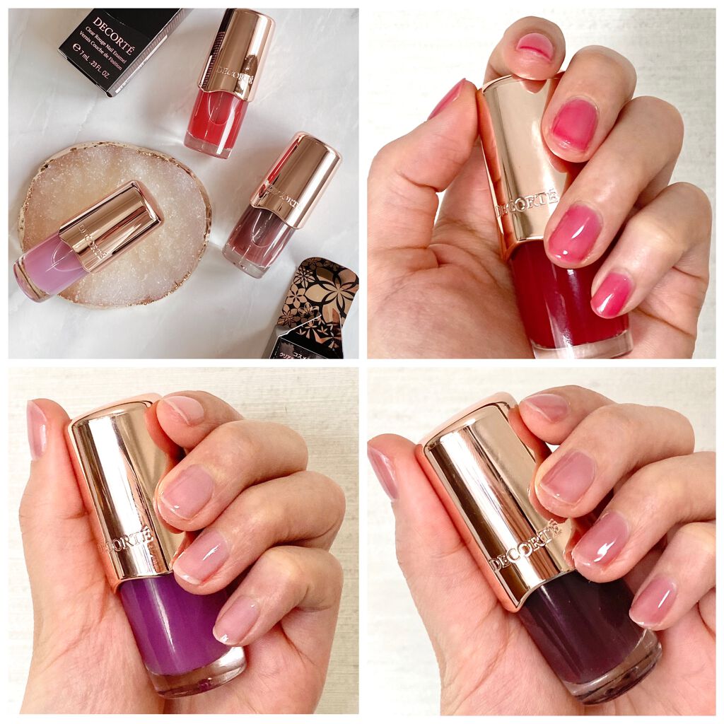 クリアルージュ ネイルエナメル/DECORTÉ/マニキュアを使ったクチコミ（1枚目）