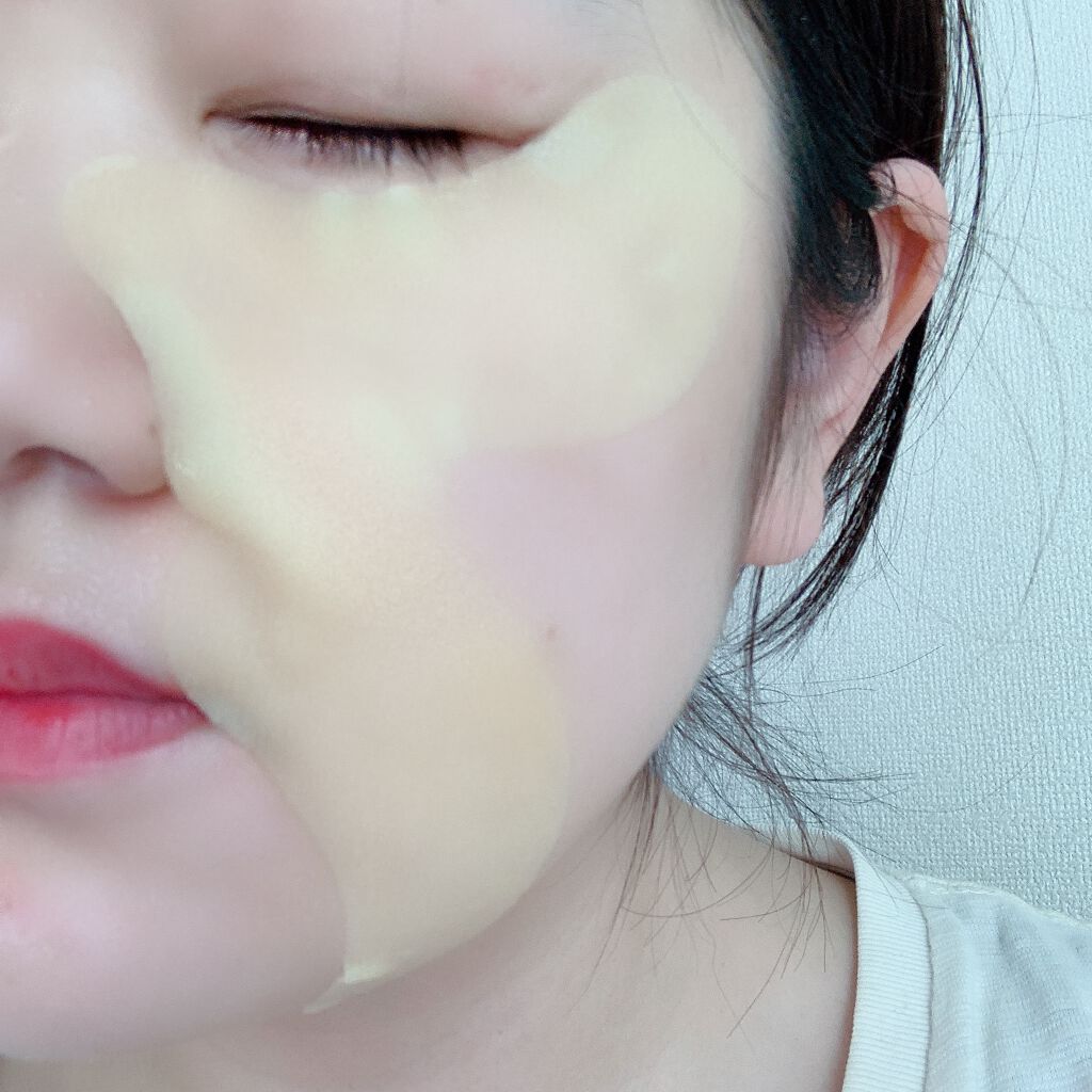 金のプラセンタ もっちり白肌濃シワトールシート/ホワイトラベル/シートマスク・パックを使ったクチコミ(3枚目)