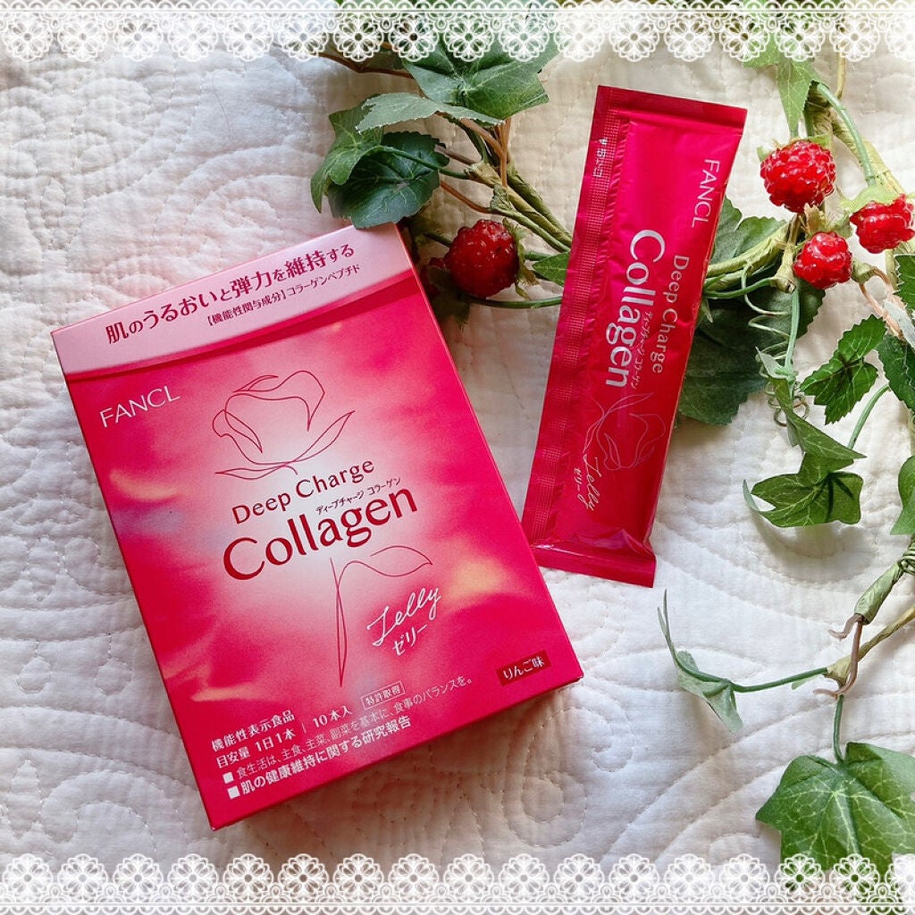 ディープチャージ コラーゲン スティックゼリー/ファンケル/美容サプリメントを使ったクチコミ(1枚目)