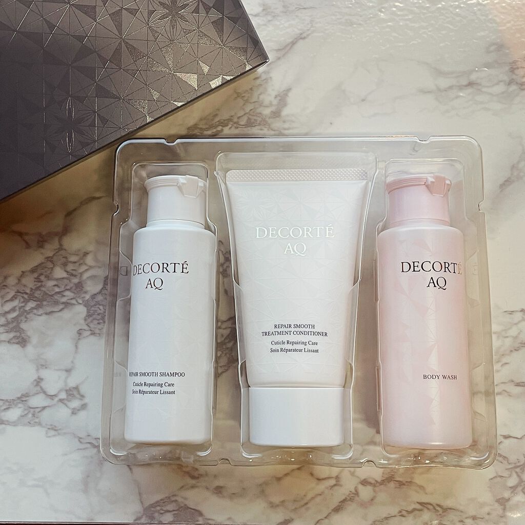 AQ リペア スムース シャンプー/トリートメント コンディショナー トリートメント コンディショナー チューブタイプ250g/DECORTÉ/市販シャンプーを使ったクチコミ（2枚目）