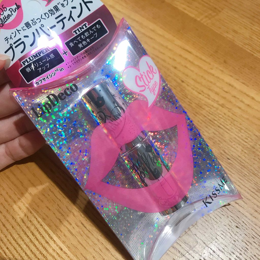 プランパーティントスティック/リップデコ/リップティントを使ったクチコミ（1枚目）