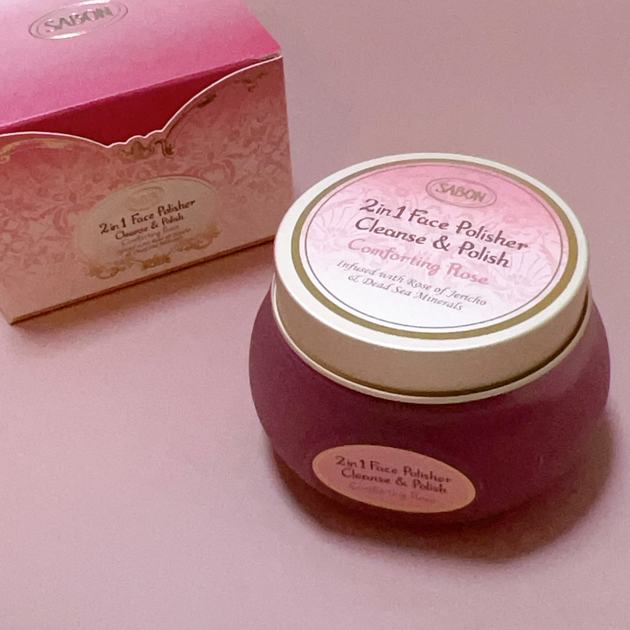 フェイスポリッシャー コンフォーティング・ローズ/SABON/スクラブ・ゴマージュを使ったクチコミ（1枚目）