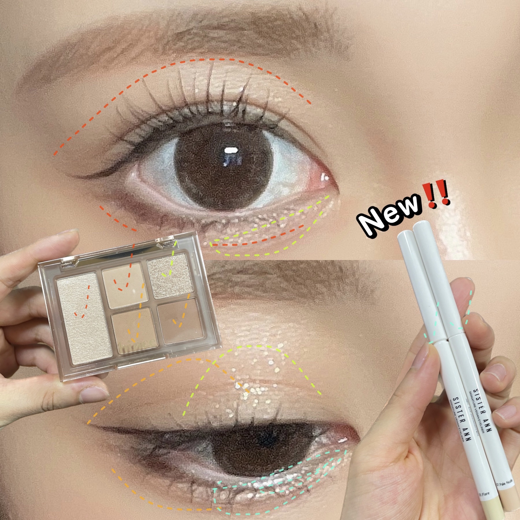 シグネチャービーガンアイライナー/SISTER ANN/ペンシルアイライナーを使ったクチコミ（3枚目）