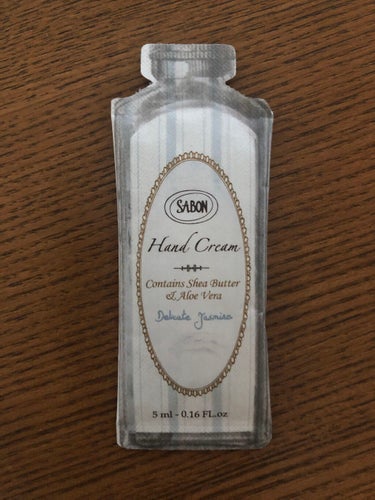 ハンドクリーム デリケート・ジャスミン 30ml/SABON/ハンドクリームを使ったクチコミ（1枚目）