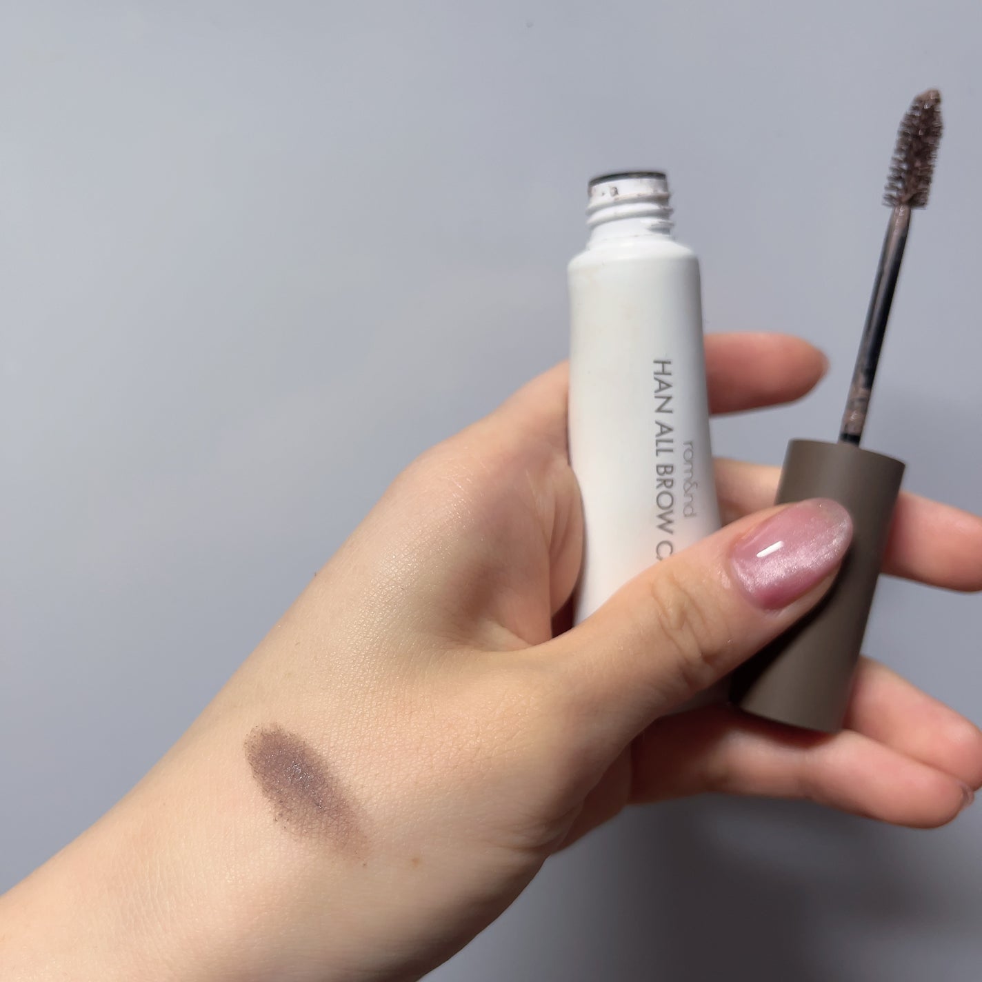 ハンオールブロウカラ/rom&nd/眉マスカラを使ったクチコミ(2枚目)