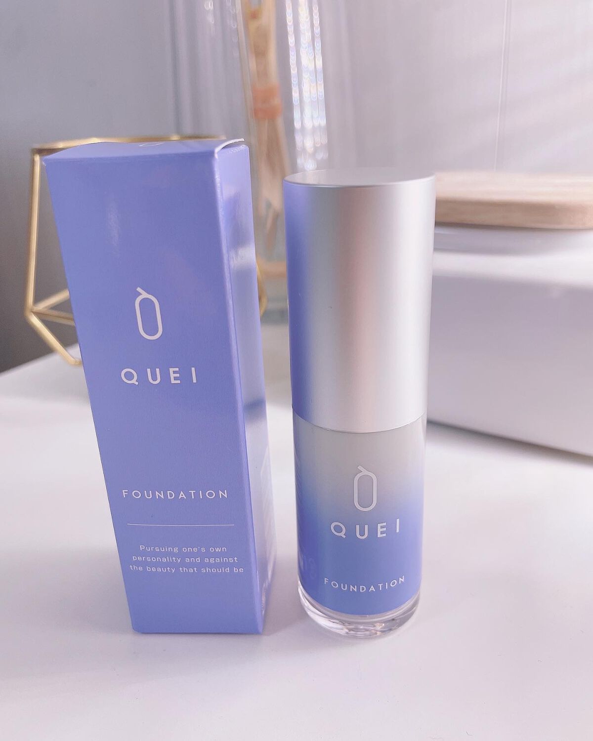 カラーチェンジファンデーション/QUEI/クリーム・エマルジョンファンデーションを使ったクチコミ(1枚目)