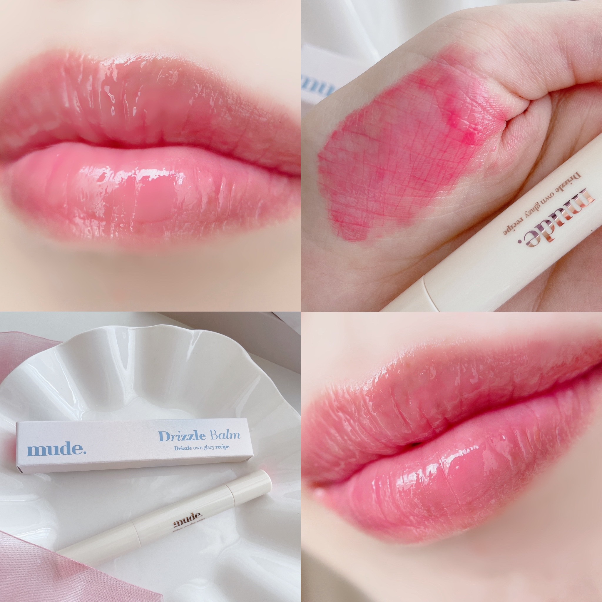 ドリズルバーム/mude./口紅を使ったクチコミ（2枚目）