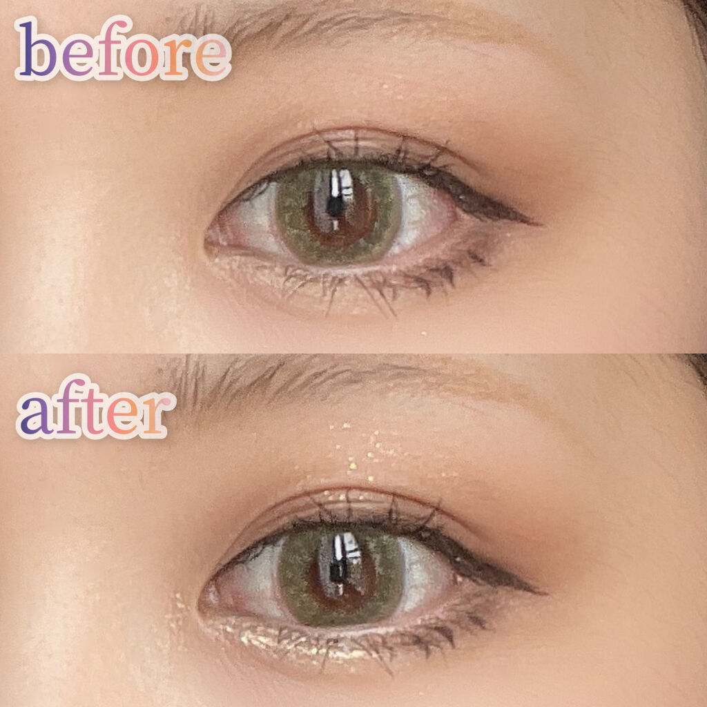  ワオ アイ グリッター ブリリアントゴールド(BRILLIANT GOLD)/U/CHOO/グリッターを使ったクチコミ（1枚目）