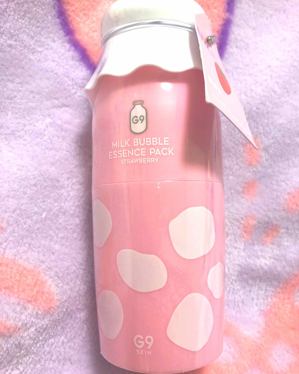 MILK BUBBLE ESSENCE PACK #STRAWBERRY/G9SKIN/美容液を使ったクチコミ(1枚目)