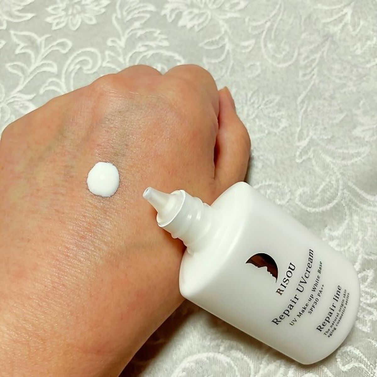 リペアUVクリーム/リソウコーポレーション/日焼け止めクリームを使ったクチコミ(6枚目)