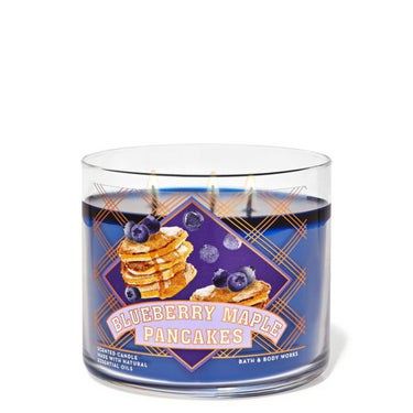 BATH&BODY WORKS
scented candle
blueberry maple pancake

香り
wild blueberries, griddle fresh pancakes a