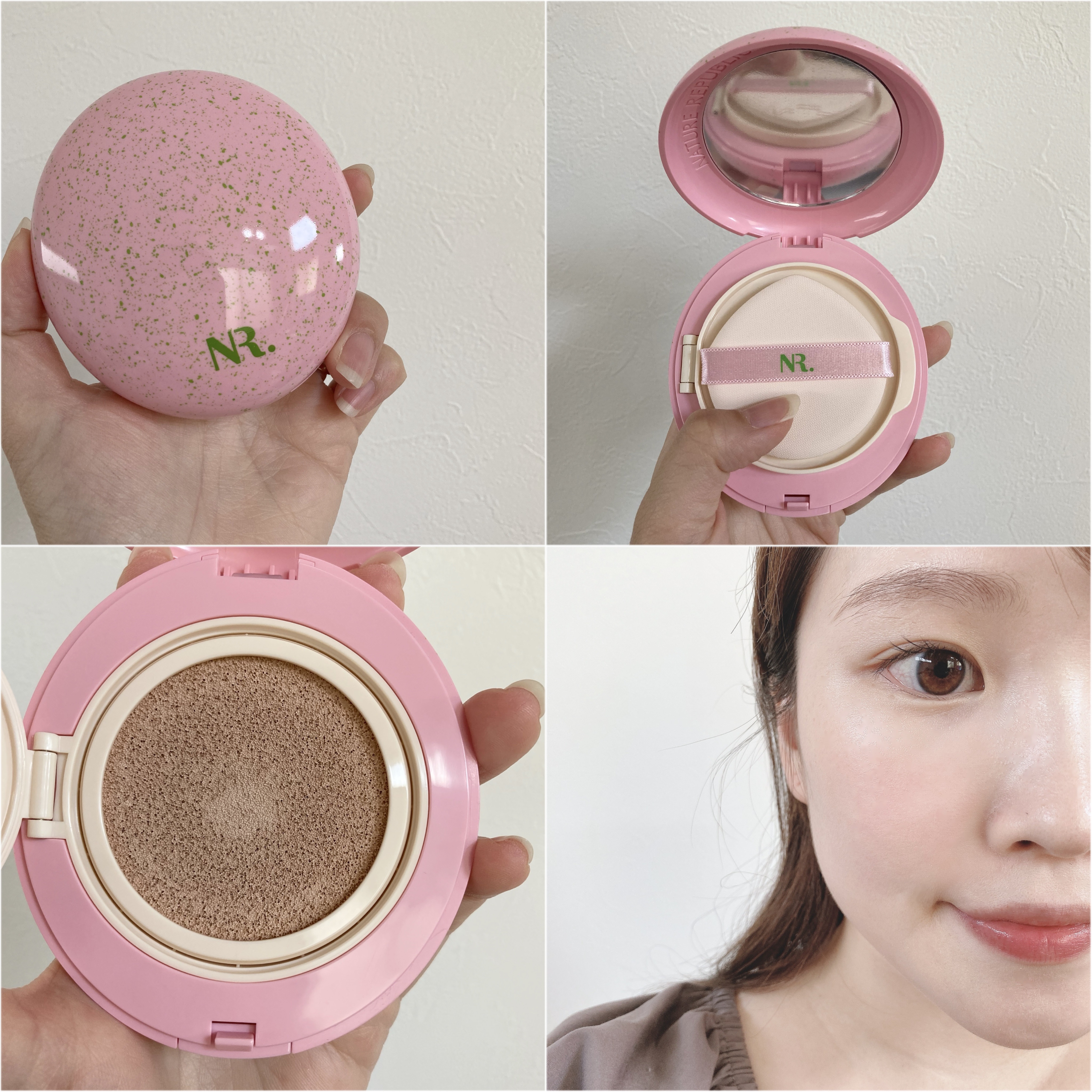 PROBIOエッセンスクッション/ネイチャーリパブリック/クッションファンデーションを使ったクチコミ（2枚目）