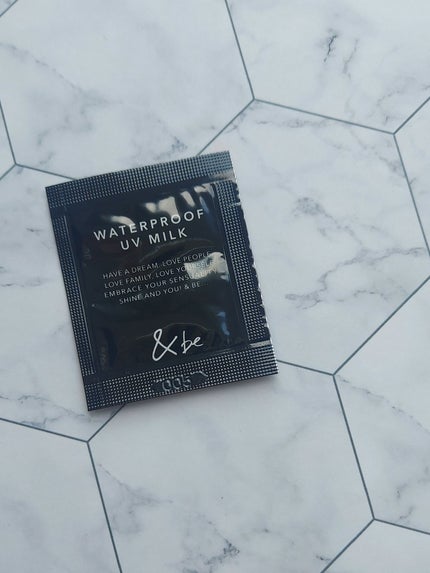 &be UVミルク/&be/日焼け止めミルクを使ったクチコミ(1枚目)