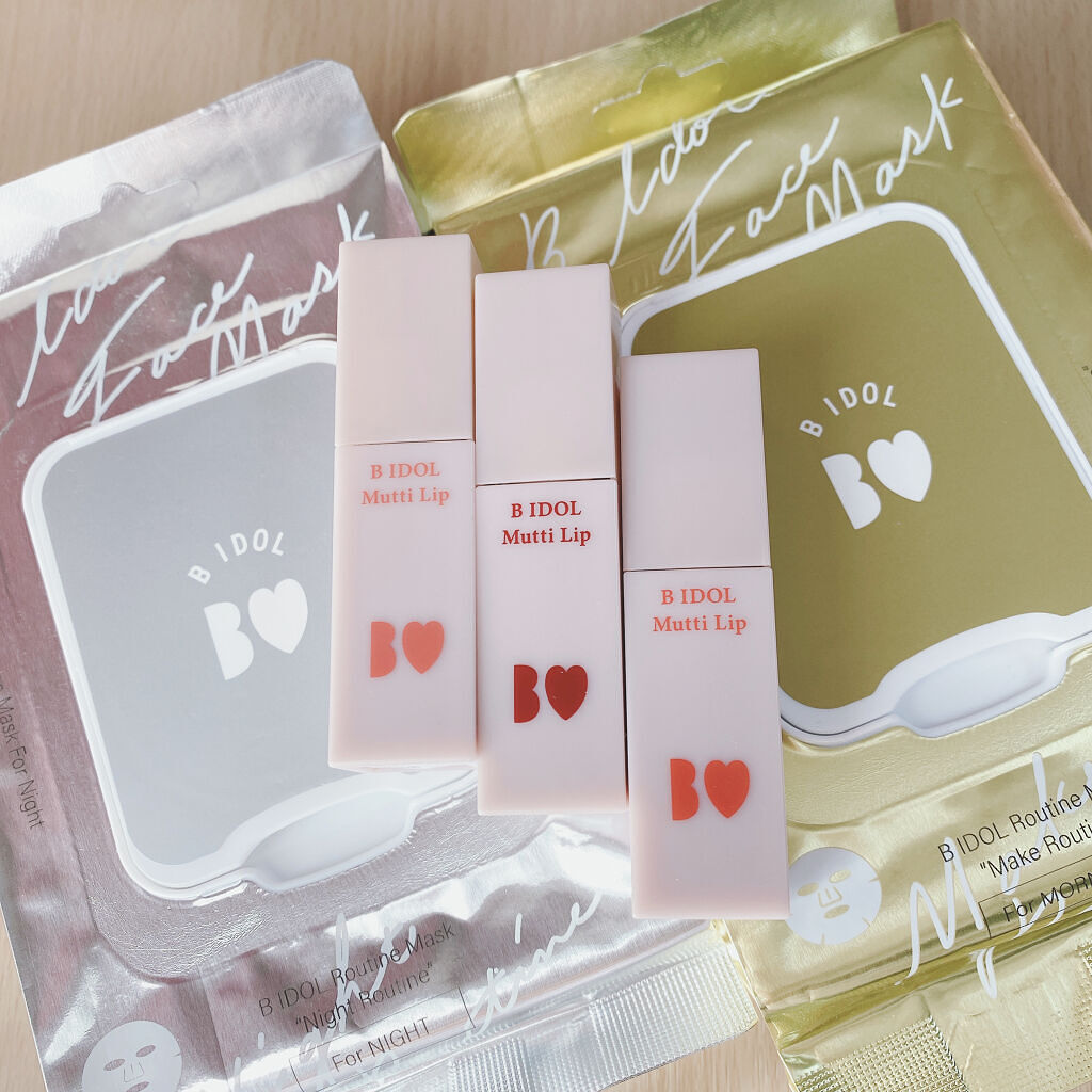 ルーティンマスク(メイクルーティン)/b idol/シートマスク・パックを使ったクチコミ（2枚目）