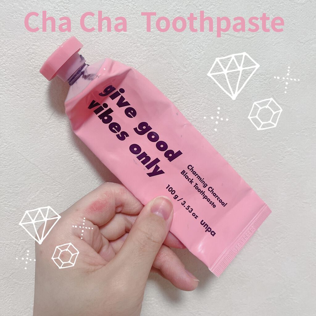 Cha Cha Toothpaste PINK EDITION/chacha/歯磨き粉を使ったクチコミ（1枚目）