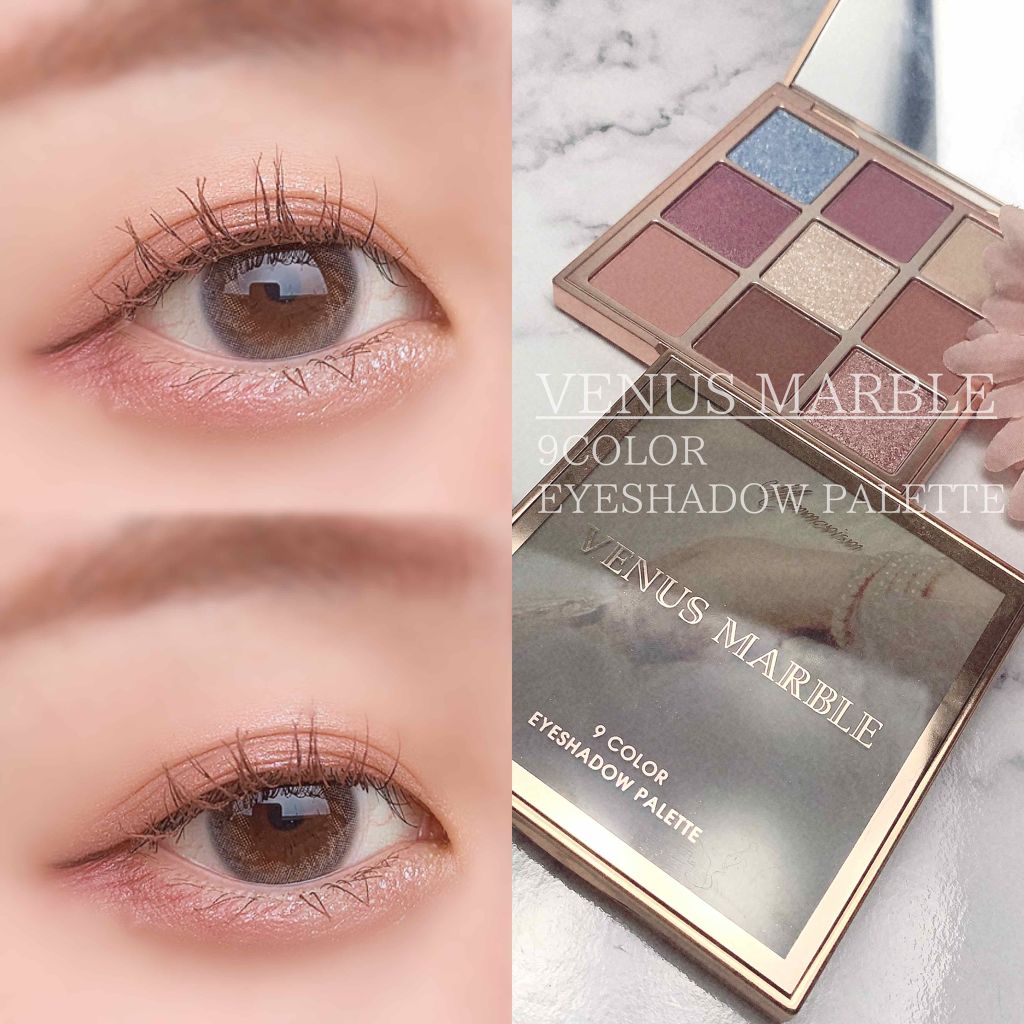 VenusMarble 9色アイシャドウパレット/Venus Marble/アイシャドウパレットを使ったクチコミ(1枚目)