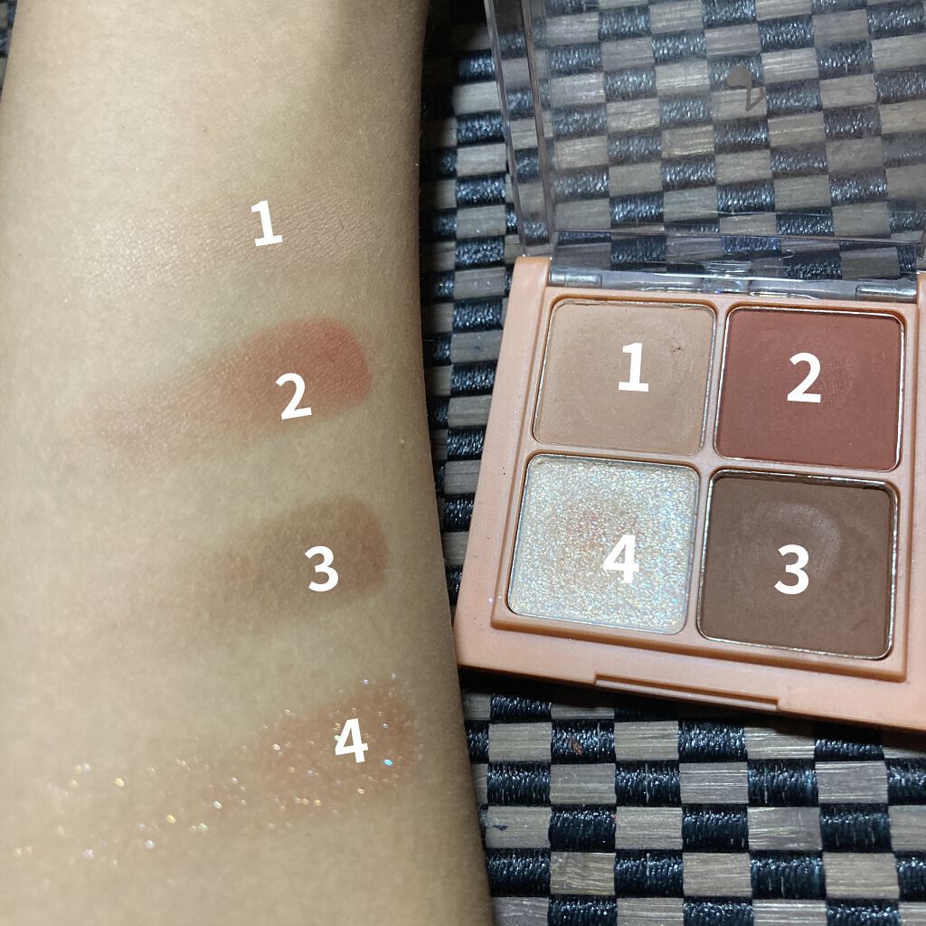 ベターザンアイズ/rom&nd/アイシャドウパレットを使ったクチコミ（3枚目）