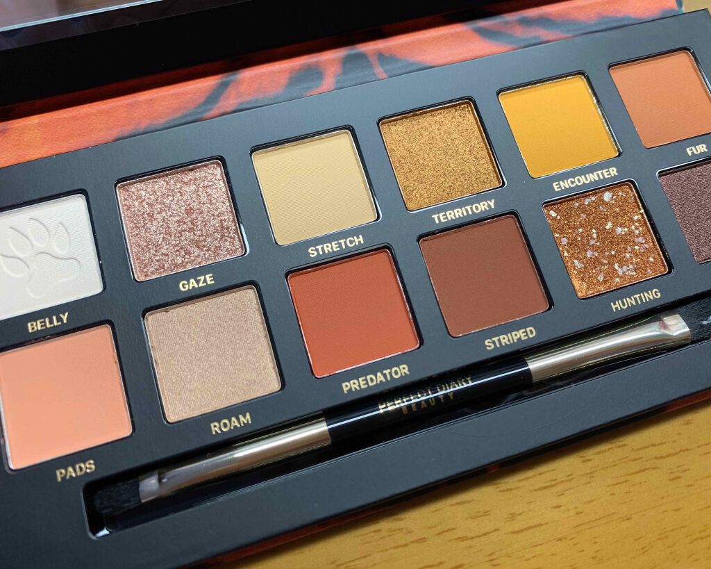 エクスプローラ12色 動物アイシャドウパレット/PERFECT DIARY/アイシャドウパレットを使ったクチコミ（1枚目）