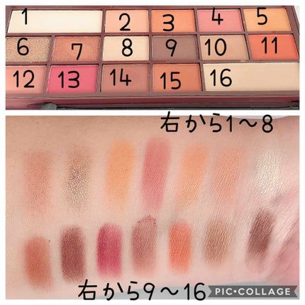 アイラブチョコレート/MAKEUP REVOLUTION/アイシャドウパレットを使ったクチコミ(2枚目)
