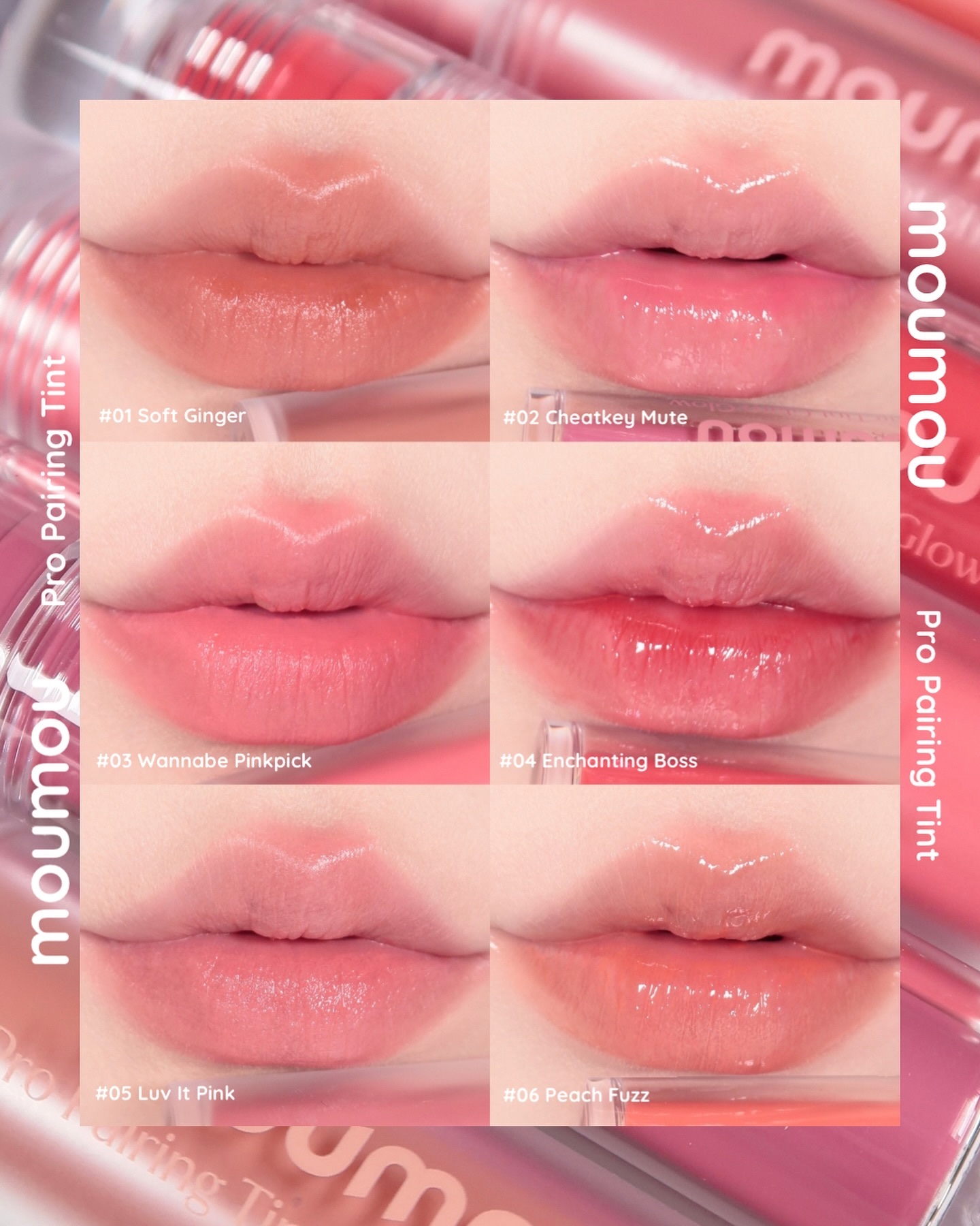 プロペアリングティント 06 Peach Fuzz/moumou/リップティントを使ったクチコミ（1枚目）