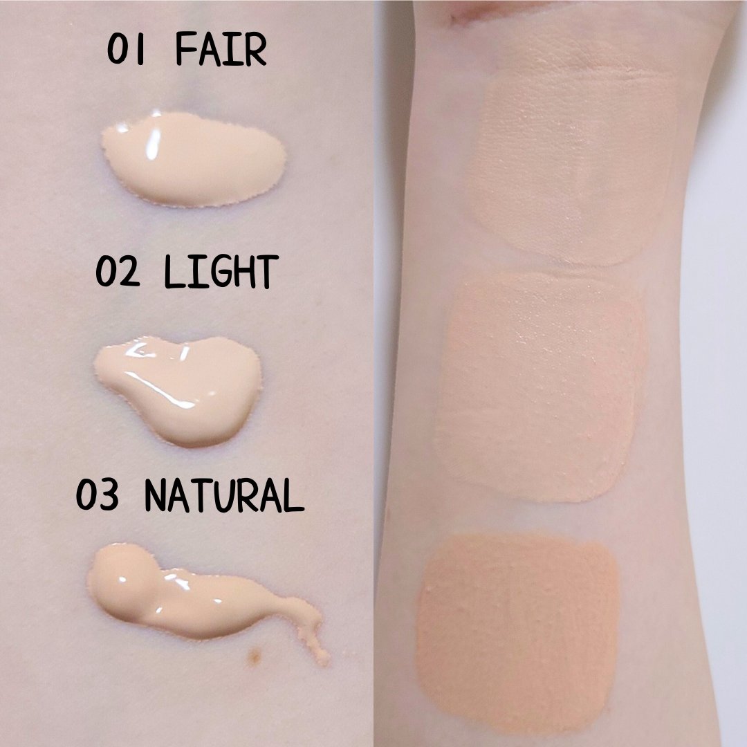 ナッシングバッドヌードファンデーション/ABOUT TONE/リキッドファンデーションを使ったクチコミ（2枚目）