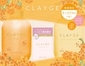 シャンプー&トリートメントM キンモクセイの香り 通常品トライアル付き限定セット / CLAYGE