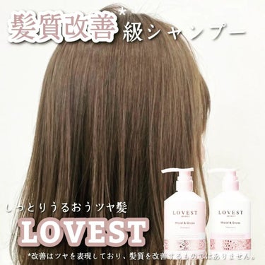 モイストアンドグロス シャンプー／トリートメント シャンプー/LOVEST by air Salon Quality Hair Care/シャンプー・コンディショナーを使ったクチコミ（1枚目）
