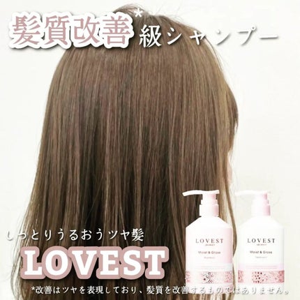 モイストアンドグロス シャンプー/トリートメント/LOVEST by air Salon Quality Hair Care/市販シャンプーを使ったクチコミ(1枚目)
