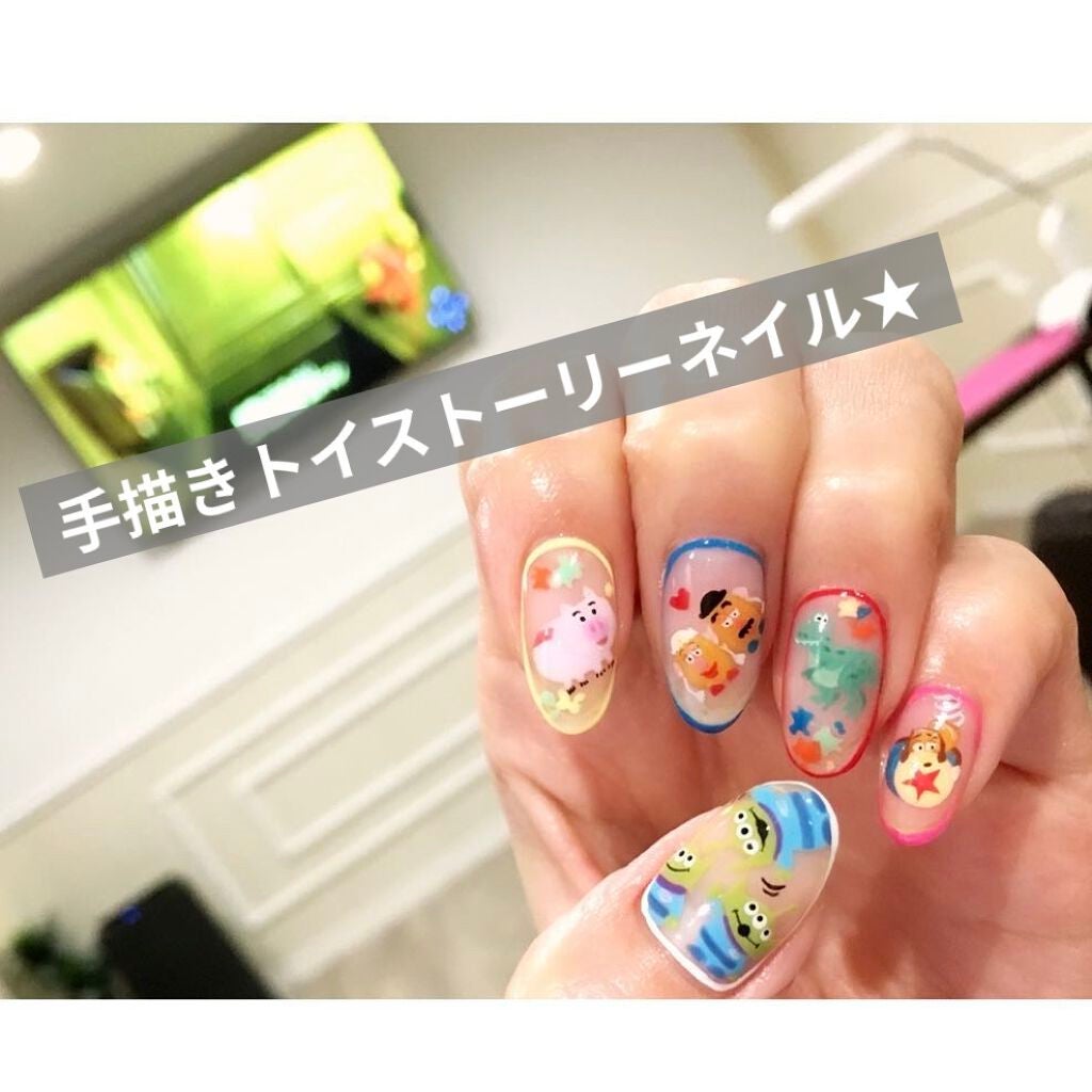 shino on LIPS 「popなイラストならジェルで描きやすい☺︎★#トイストーリーネ..」(1枚目)