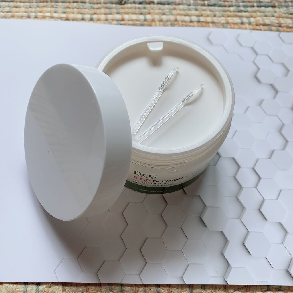 レッドブレミッシュクリアクイックスージングパック/Dr.G/拭き取り化粧水を使ったクチコミ(3枚目)