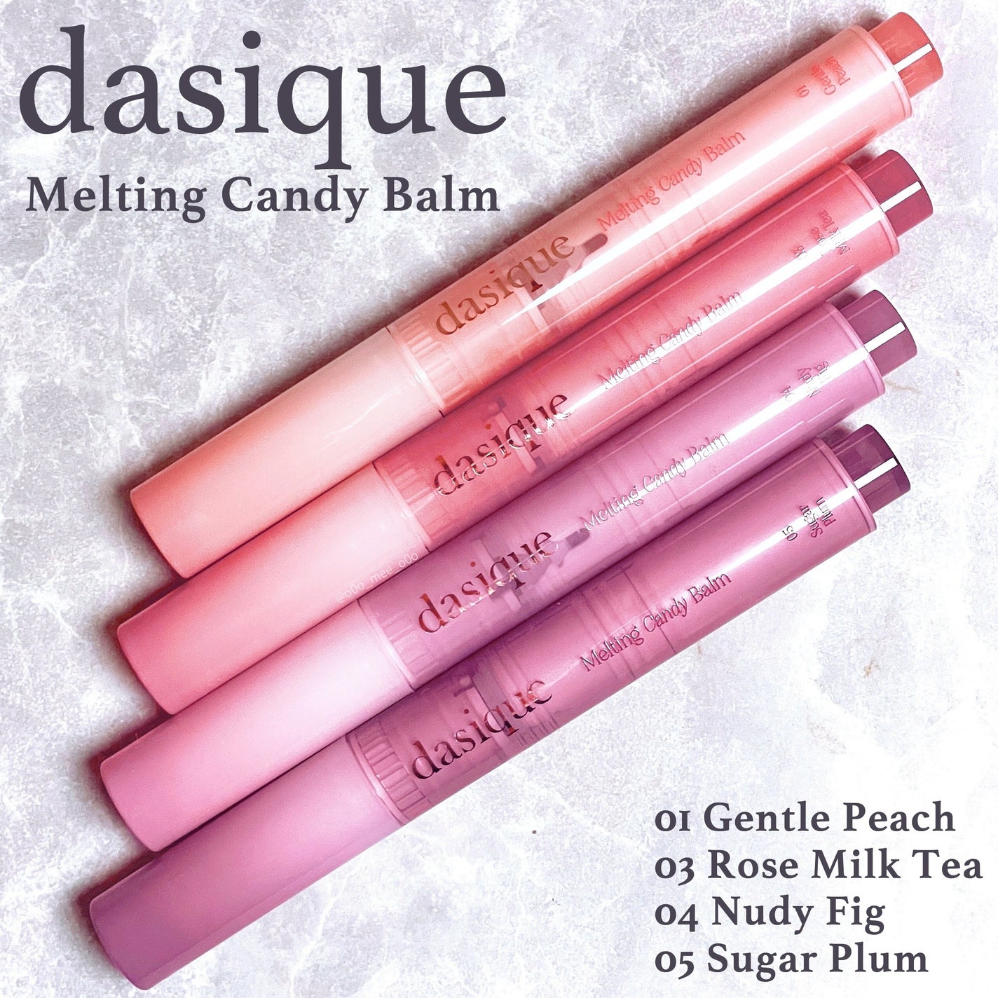 メルティングキャンディーバーム/dasique/口紅を使ったクチコミ(2枚目)