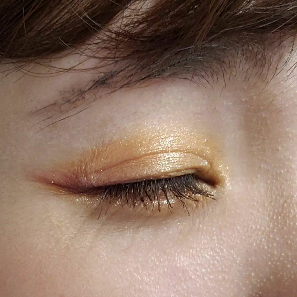 アディクション ザ アイシャドウ パール 005P Sandcastles/ADDICTION/単色アイシャドウを使ったクチコミ（2枚目）