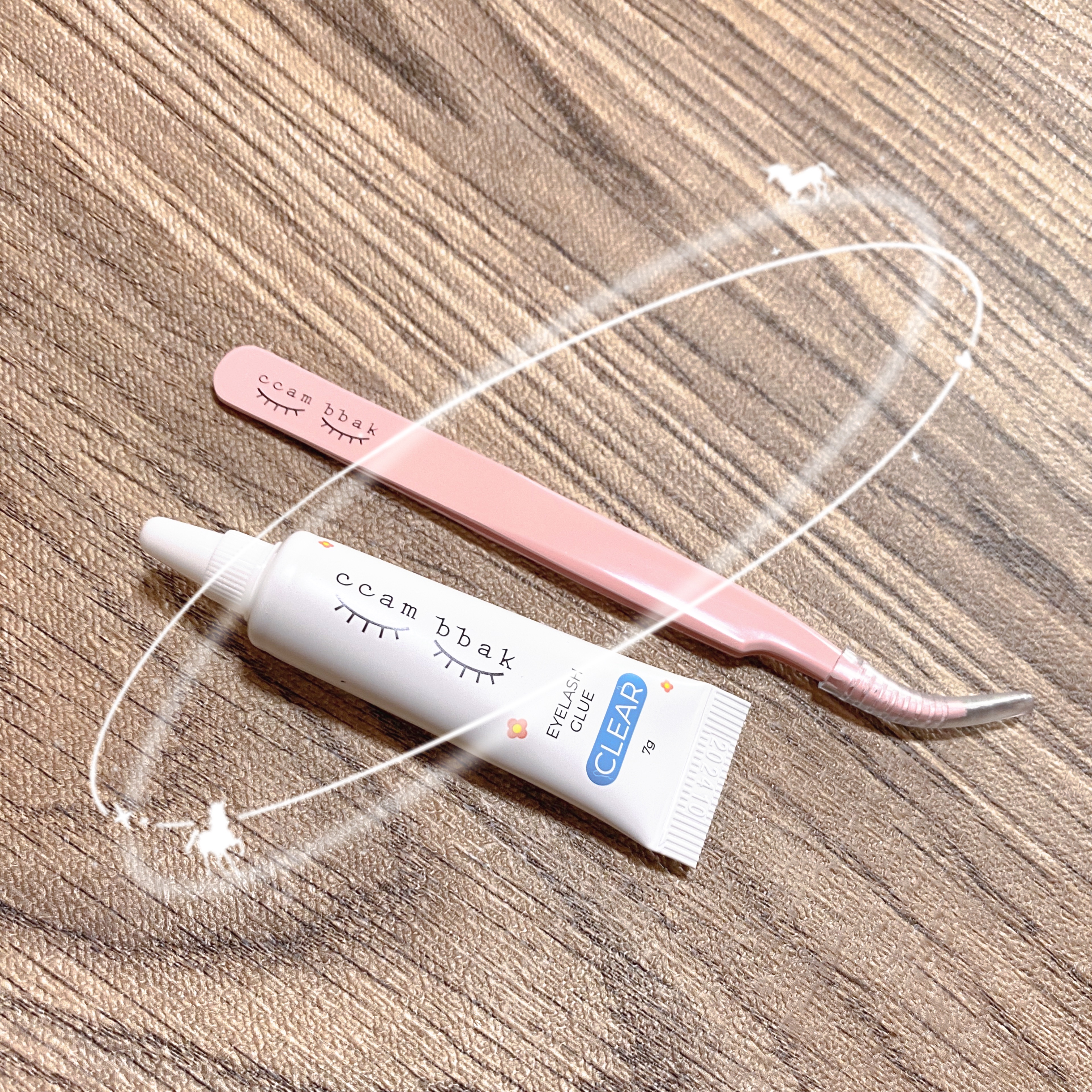 部分用つけまつげ Deep Pink 9mm/CCAM BBAK/つけまつげを使ったクチコミ（2枚目）