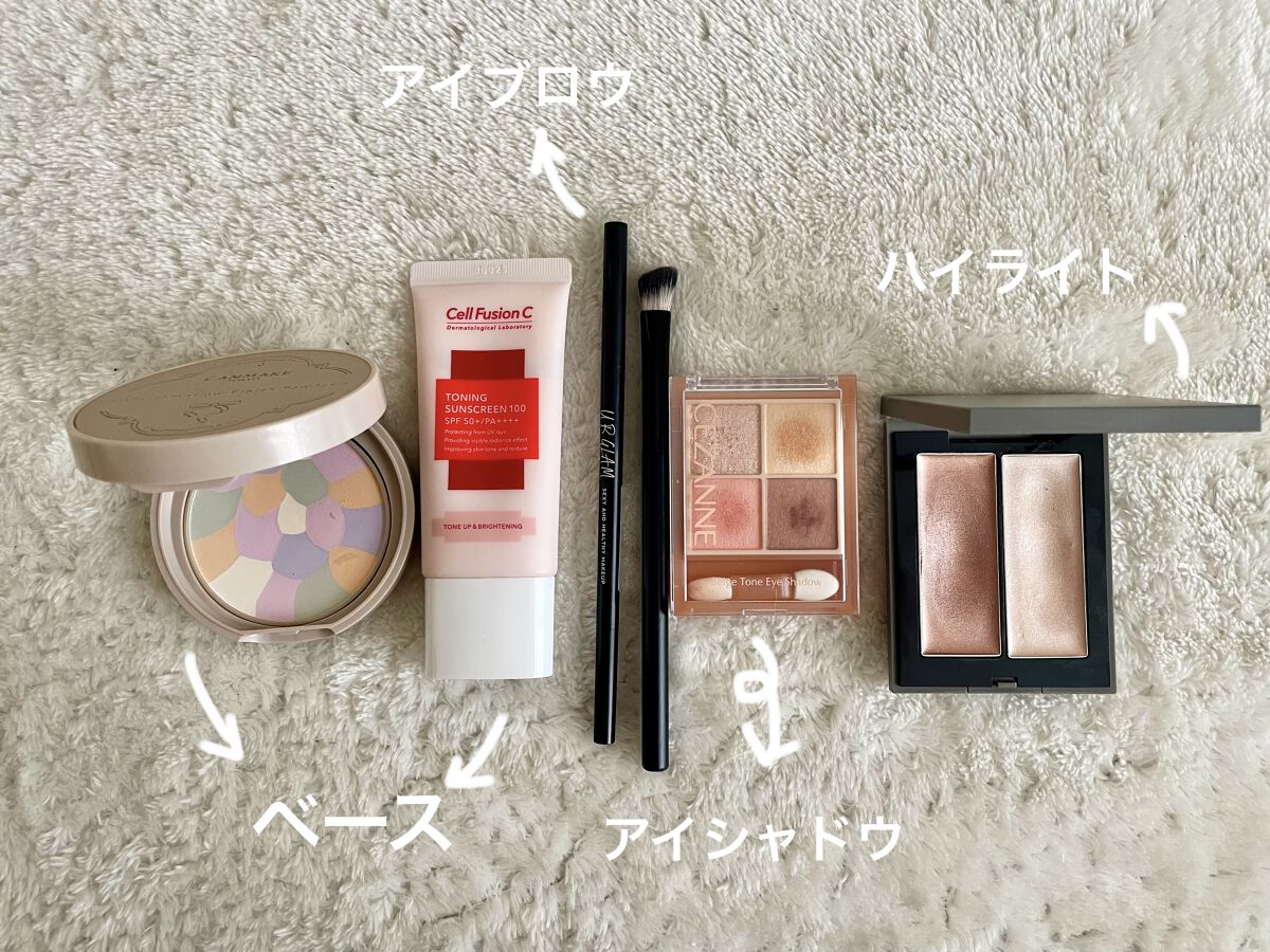 UR GLAM　SHADING BRUSH/U R GLAM/メイクブラシを使ったクチコミ（2枚目）