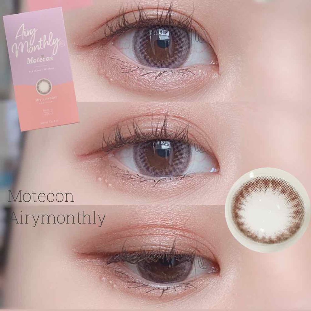 Airy monthly/モテコン/カラーコンタクトレンズを使ったクチコミ（1枚目）