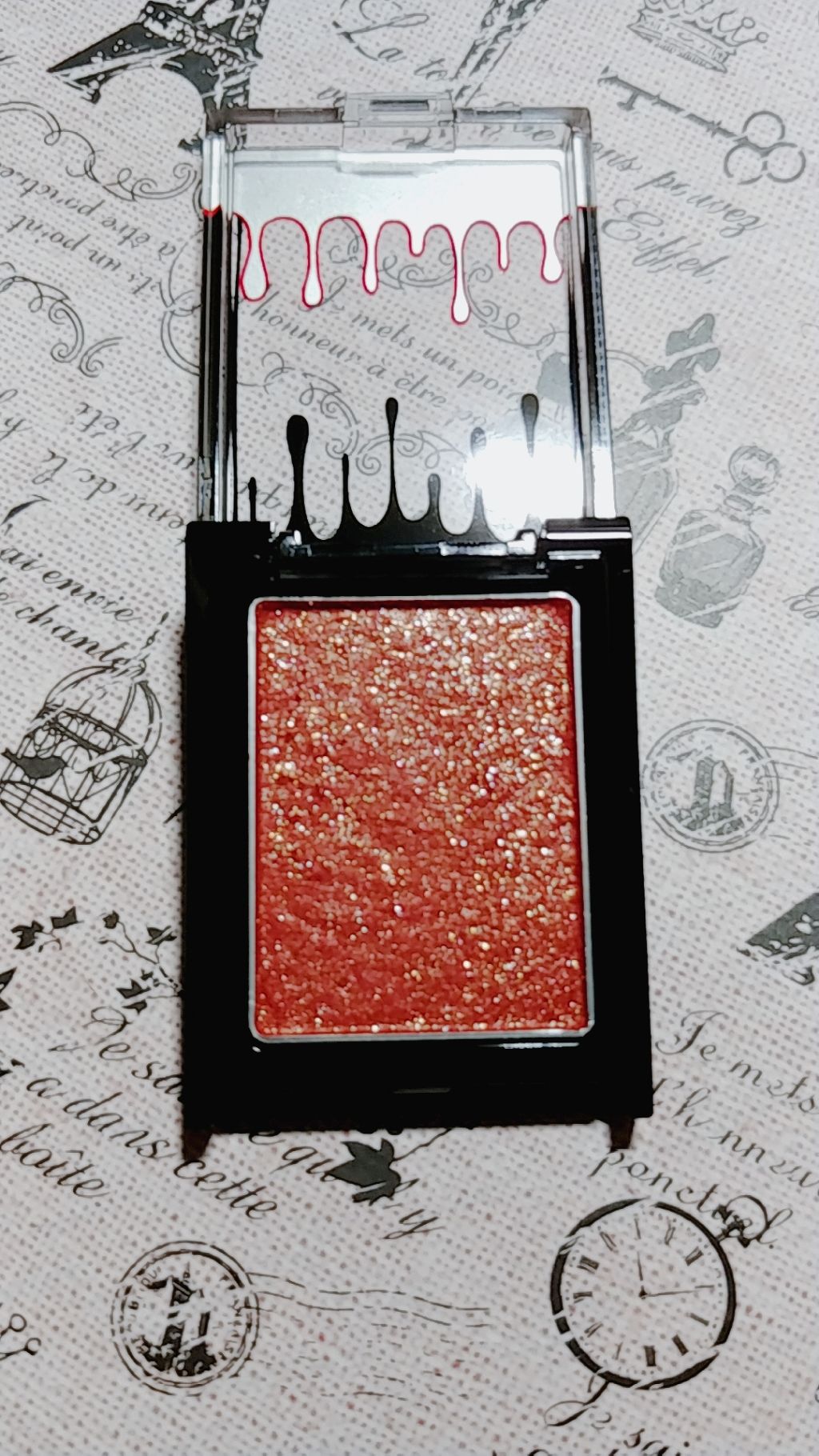 フィットジェルグリッター/KATE/ジェル・クリームアイシャドウを使ったクチコミ（2枚目）