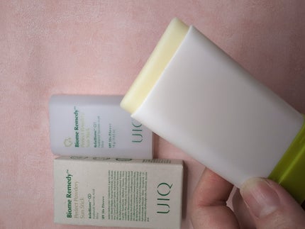 バイオームパーフェクトさらさらUVスティック/UIQ/日焼け止めスティックを使ったクチコミ(2枚目)